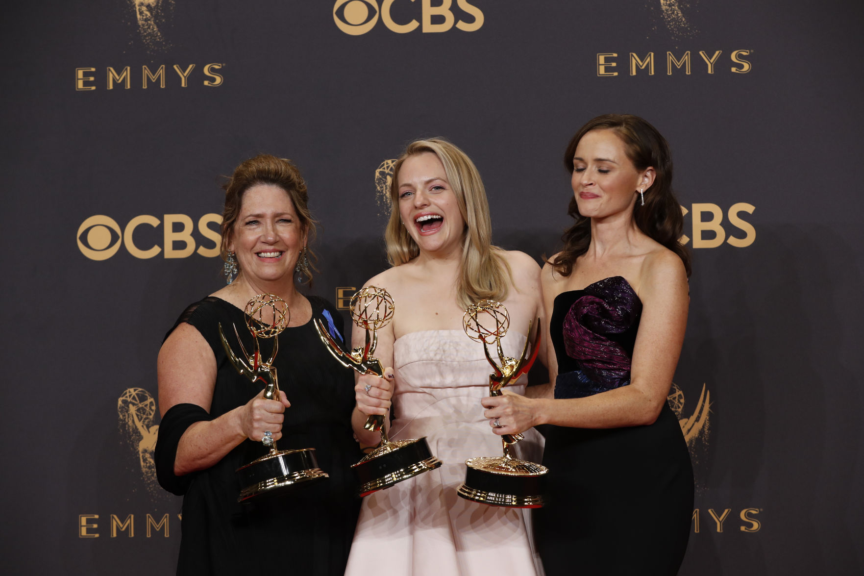 Ann Dowd, Elisabeth Moss, and Alexis Bledel, 2017